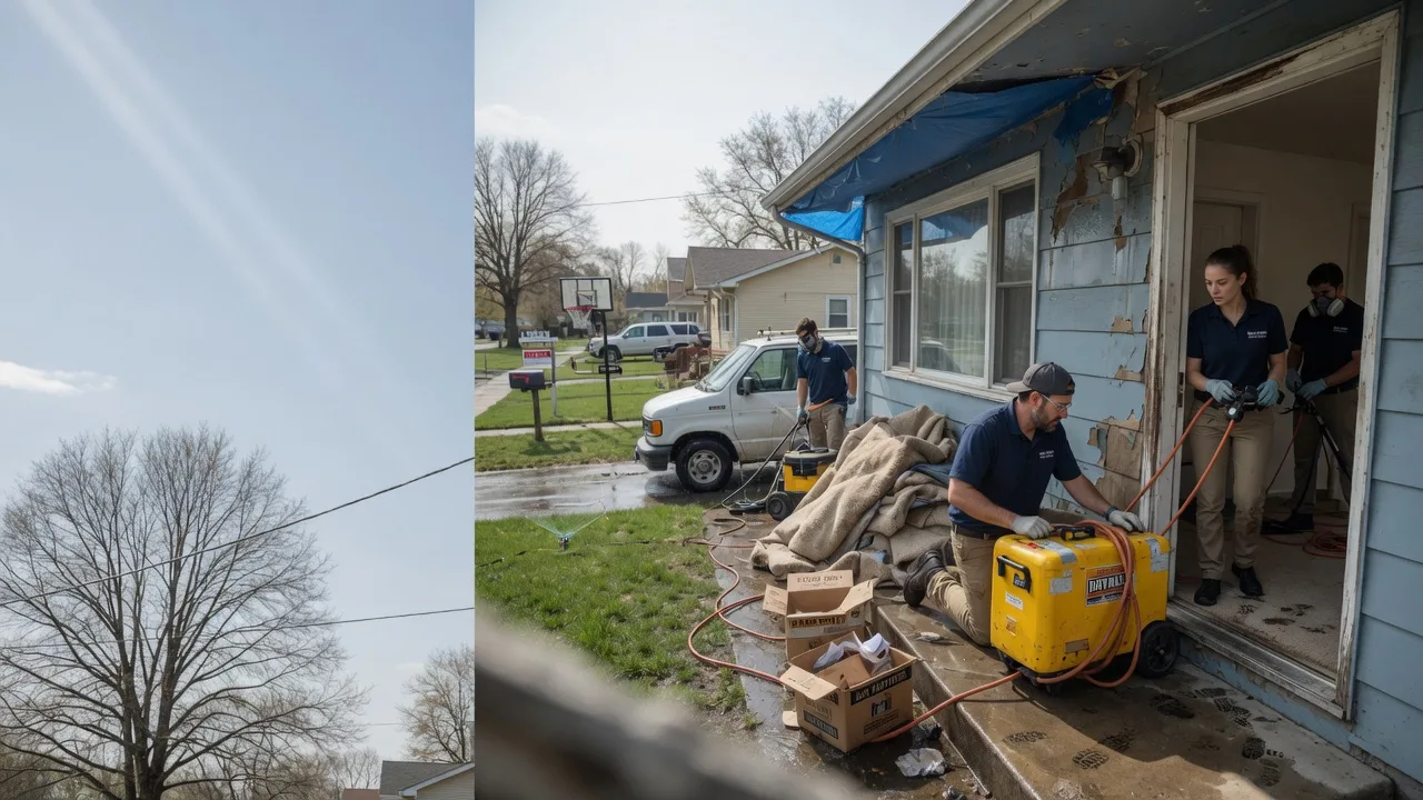 Basement Flood Cleanup in Avon, OH near me